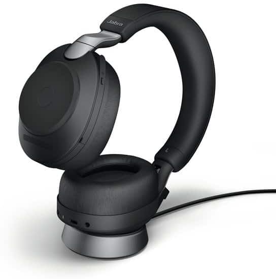 Jabra Evolve2 85- Flere Varianter (Sertifsert For: Uc, Usb A Eller C: Usb C, Ladestand: Med Ladestand)