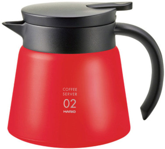 Kaffebox Hario V60 Insulated Stainless Steel Server 600ml - Red