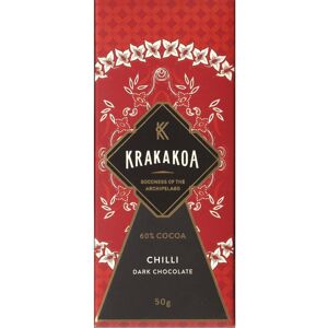 Kaffebox Krakakoa – Dark Chocolate & Chili 60% Craft Chocolate Bar