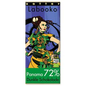 Kaffebox Zotter Labooko 72% Panama Craft Chocolate Bar