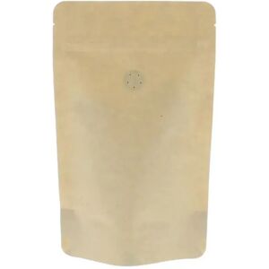 Kaffebox Coffee Pouch - Brown Compostable Kraft Paper