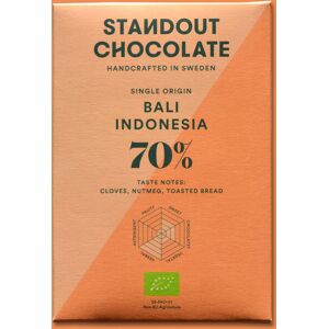 Kaffebox Standout Indonesia Bali 70% Swedish Craft Chocolate Bar