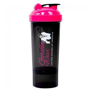 Gorilla Wear Shaker Compact 0,5l - Black/Pink - Risteflaske