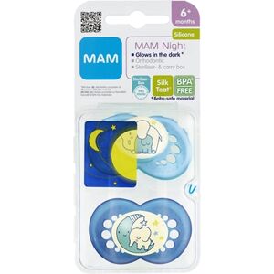 Mam Night Smokk  Silk Blue 6m+