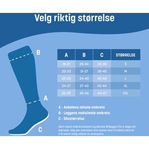 Mabs Bomull Knestrømper Klasse 1 Sort S