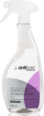 Antibac 75% Overflatedesinfiserende  Spray