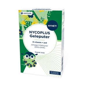 Nycoplus Omega-3 Geleputer Med Jod Og D-Vitamin