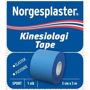 Norgespl Kinesiologi Blå 5cx5m