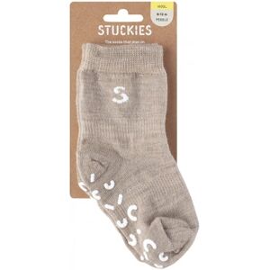 Smartsaker Smarte babysokker Stuckies Ull, 1-pakning Beige 25-27