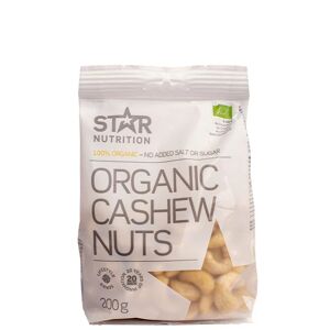 Star Nutrition Organic Cashew Nuts, 200g
