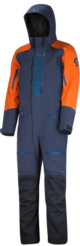 Scott Monosuit Ds-S Snøscooterdress - Blå/oransje, Str. L Toppmodell For Aktive Førere!   L