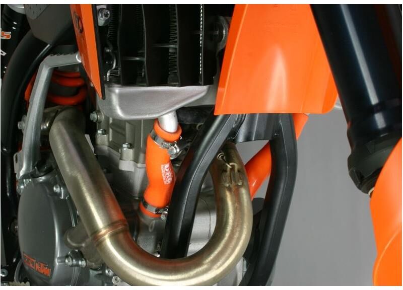 Drc Radiator Slangesett Silikon- Oransje Ktm 250sxf 13-15/350sxf '11-15