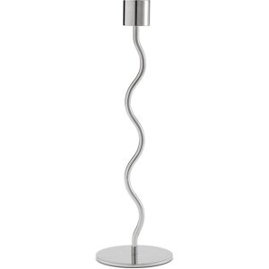 Cooee Design Bougeoir Curved - Rustfritt stål - 26cm - Lysestake Cooee Design Bougeoir Curved - Rustfritt stål - 26cm - Lysestake