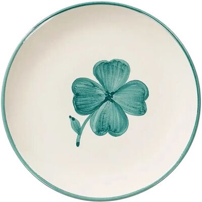 Anna + Nina Shamrock Wall Decoration Plate Ø 15 CM Green Ø 15 CM Anna + Nina Shamrock Wall Decoration Plate Ø 15 CM Green Ø 15 CM