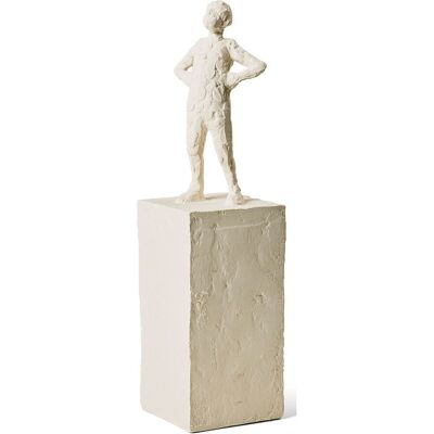 Kähler Astro Løve H30 Hvid H30CM White H30CM Kähler Astro Løve H30 Hvid H30CM White H30CM