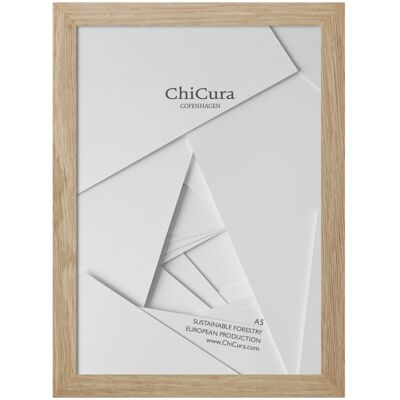 ChiCura Wooden Frame - A5 - Glass 14.8X21CM Brown 14.8X21CM ChiCura Wooden Frame - A5 - Glass 14.8X21CM Brown 14.8X21CM