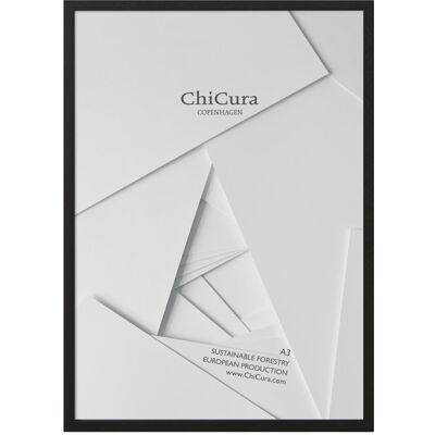 ChiCura Wooden Frame - A3 - Acrylic 29.7X42CM Black 29.7X42CM ChiCura Wooden Frame - A3 - Acrylic 29.7X42CM Black 29.7X42CM