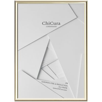 ChiCura Alu Frame A4 - Acrylic 21X29.7CM Gold 21X29.7CM ChiCura Alu Frame A4 - Acrylic 21X29.7CM Gold 21X29.7CM