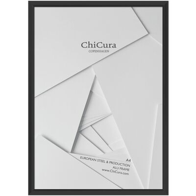 ChiCura Alu Frame A4 - Acrylic 21X29.7CM Black 21X29.7CM ChiCura Alu Frame A4 - Acrylic 21X29.7CM Black 21X29.7CM