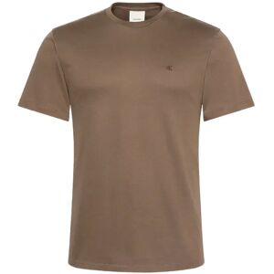 Calvin Ss Supima Chest Emb Crewneck Tee S Brown S Calvin Ss Supima Chest Emb Crewneck Tee S Brown S