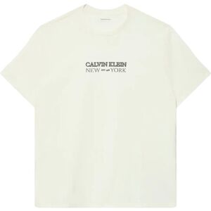 Calvin Ss 20S Whsl Sp Cklein Ny Graphic M White M Calvin Ss 20S Whsl Sp Cklein Ny Graphic M White M