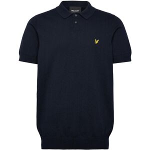 Scott Cotton Short Sleeve Knitted Polo XS Navy XS Scott Cotton Short Sleeve Knitted Polo XS Navy XS