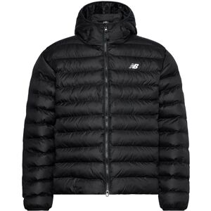 New Balance Sport Essentials Hooded Puffer Jacket S Black S New Balance Sport Essentials Hooded Puffer Jacket S Black S