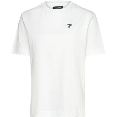 7 DAYS Active Organic Fitted Tee M White M 7 DAYS Active Organic Fitted Tee M White M