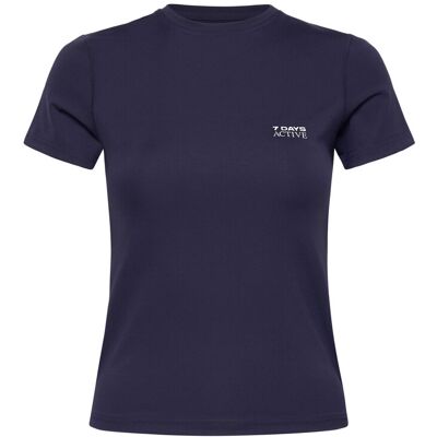7 DAYS Active Womens Short Sleeve Training Tee XL Navy XL 7 DAYS Active Womens Short Sleeve Training Tee XL Navy XL