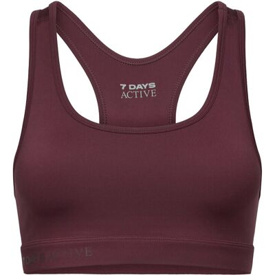 7 DAYS Active Signature Bra S Burgundy S 7 DAYS Active Signature Bra S Burgundy S