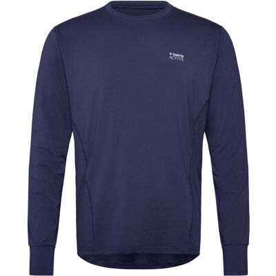 7 DAYS Active Training Long Sleeve Tee XXL Navy XXL 7 DAYS Active Training Long Sleeve Tee XXL Navy XXL