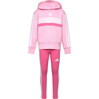 Adidas Tiberio 3 Stripe Tracksuit - Barn 5-6 År Adidas Tiberio 3 Stripe Tracksuit - Barn 5-6 År