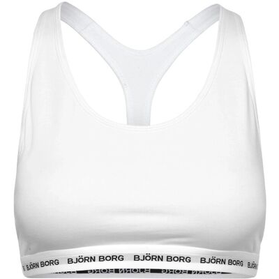 Björn Borg BH-topp Logo Soft 1p - Hvit - Underklær Björn Borg BH-topp Logo Soft 1p - Hvit - Underklær