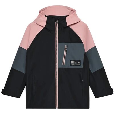 Color Kids Jr. Jacket, Colorblock 128 Black 128 Color Kids Jr. Jacket, Colorblock 128 Black 128