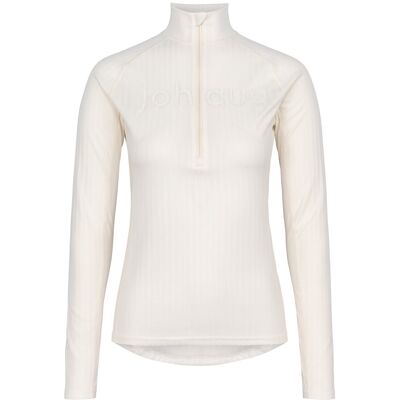 Johaug Rib Tech Half Zip L White L Johaug Rib Tech Half Zip L White L