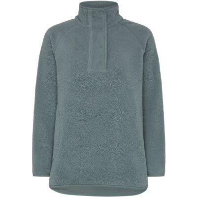 Johaug Fusion Pile Oversized Henley L Green L Johaug Fusion Pile Oversized Henley L Green L