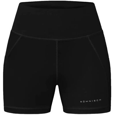 Röhnisch Flattering Reg Waist Hotpants L Black L Röhnisch Flattering Reg Waist Hotpants L Black L