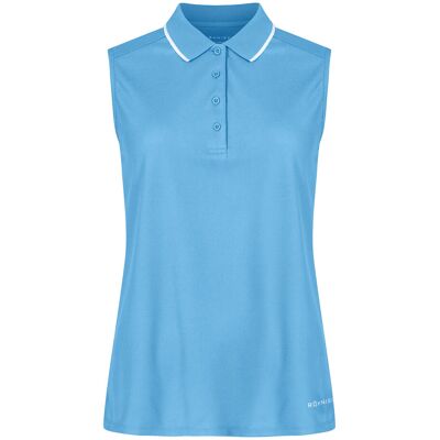 Röhnisch Miriam Sleeveless Poloshirt XS Blue XS Röhnisch Miriam Sleeveless Poloshirt XS Blue XS