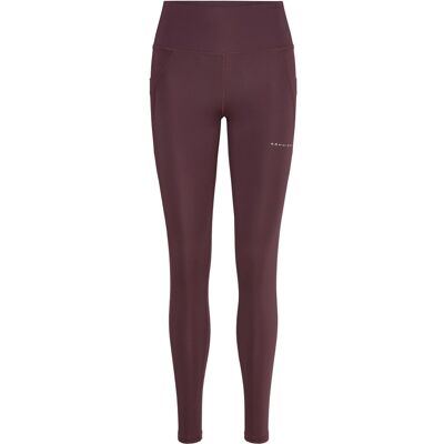Röhnisch Flattering High Waist Tights XS Burgundy XS Röhnisch Flattering High Waist Tights XS Burgundy XS