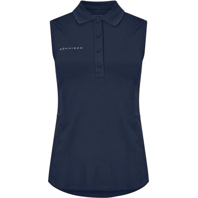 Röhnisch Nicky Sleeveless Poloshirt XL Navy XL Röhnisch Nicky Sleeveless Poloshirt XL Navy XL