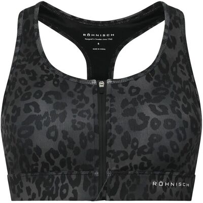 Röhnisch Essential Zip Sportsbra XS Grey XS Röhnisch Essential Zip Sportsbra XS Grey XS