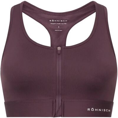 Röhnisch Essential Zip Sportsbra XS Burgundy XS Röhnisch Essential Zip Sportsbra XS Burgundy XS