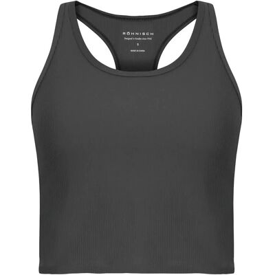 Röhnisch Ribbed R Tank M Grey M Röhnisch Ribbed R Tank M Grey M