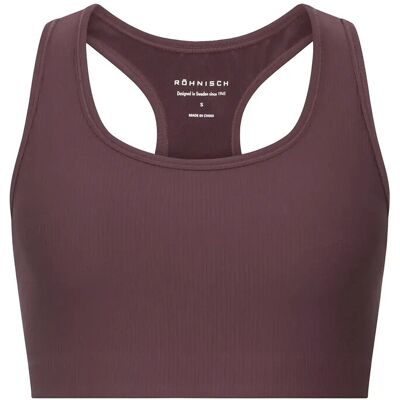 Röhnisch Ribbed R Sportsbra M Burgundy M Röhnisch Ribbed R Sportsbra M Burgundy M