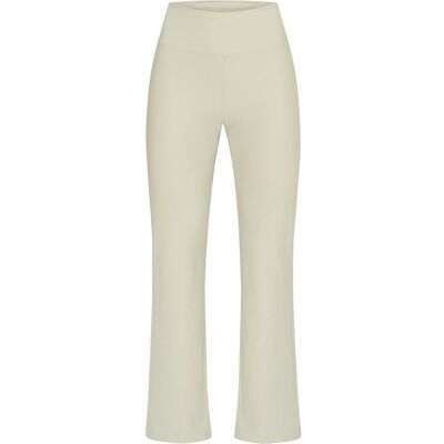 Röhnisch Ribbed R Flare Hw Tight L Beige L Röhnisch Ribbed R Flare Hw Tight L Beige L