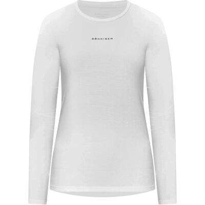 Röhnisch Jacquard Ls Top L White L Röhnisch Jacquard Ls Top L White L
