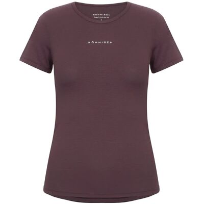 Röhnisch Jacquard Ss Top XS Burgundy XS Röhnisch Jacquard Ss Top XS Burgundy XS