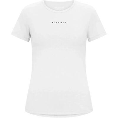 Röhnisch Jacquard Ss Top L White L Röhnisch Jacquard Ss Top L White L