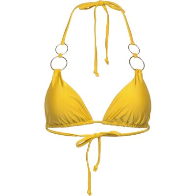 Bardot Leala Ring Detail Bikini Top L Yellow L Bardot Leala Ring Detail Bikini Top L Yellow L