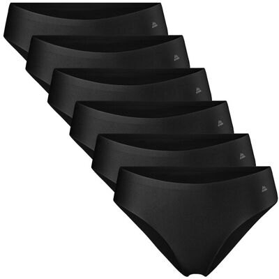 Danish Endurance Invisible Bikini (Women) 6-Pack L Black L Danish Endurance Invisible Bikini (Women) 6-Pack L Black L